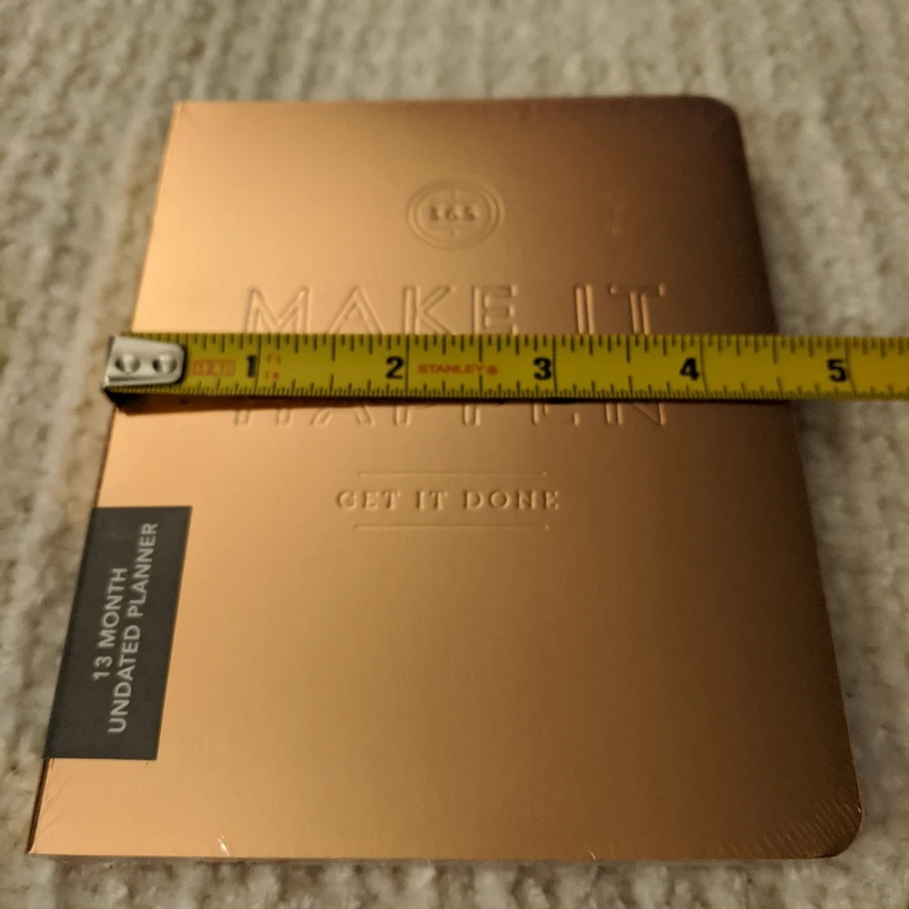 NEW! **1 LEFT** Undated Planner